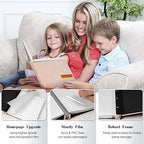 Spbapr Large Photo Album, DIY Scrapbook for 4x6, 5x7, 8x10 Pictures, 60 Pages, Khaki Color, Linen Cover, with Scraping Plate - Image 3