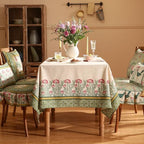 patdrea Vintage French Printed Tablecloth,Rectangular,110"x63" - Image 2