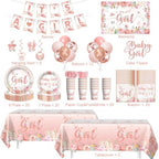 baby girl shower plates - Image 2