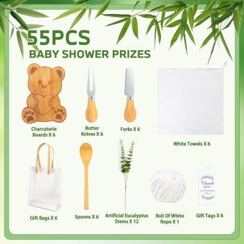 Baby Shower Prizes for Game Winners 6 Set Bulk Gifts for Guests - Image 3