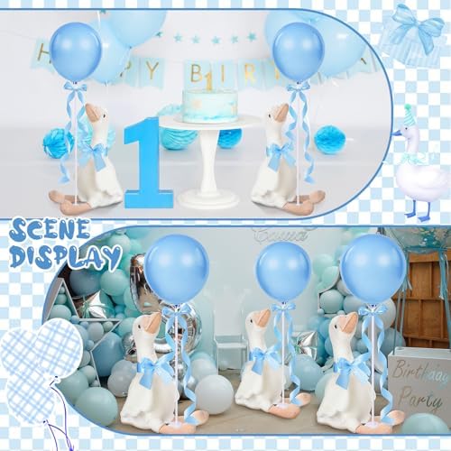 Chunful 6 Set Blue One Silly Goose 1st Birthday Decoration 11.8 Inch - Image 5