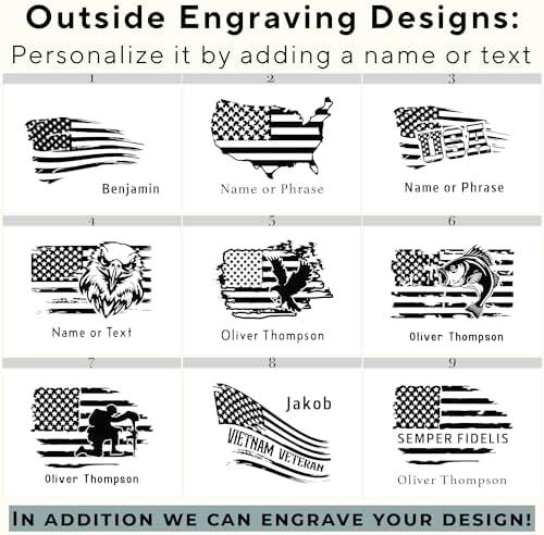 Personalized American Flag Gift Box, Engraved Memory Box Bamboo Wood - Image 2