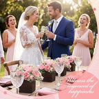 6 Sets Artificial Peonies Flower Table Centerpieces, Light Pink - Image 6