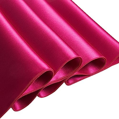 Rose Red Satin Chair Sashes Bows, 50 Pcs, 6 x 108 inch - Image 5