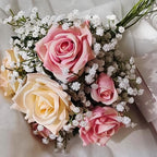 50 Pcs Baby Breath Artificial Flowers, Fake Babys Breath Gypsophila Flowers Bulk, Realistic Artificial Flowers Bouquet Flores Artificiales para Decoracion for Wedding Party Home Decoration - Image 5