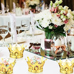 Honeydak 48 Pieces Gold Refillable Crown Candy Boxes with Dome Lid - Image 4