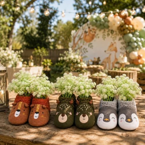 18 PCS Woodland Baby Shower Decorations, Woodland animal table Centerpieces - Image 4