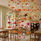 6 Pcs 35.4 ft Hanging Flower Artificial Wildflower Garlands Floral Vines - Image 5