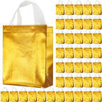 BLEWINDZ 100 Medium Reusable Gift Bags with Handles - Ideal Party Favors & Shopping Bags (10 Colors) by BLEWINDS