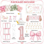 Kriyokiaa One Silly Goose Birthday Decor Girl, Goose 1st Party Kit - Image 2