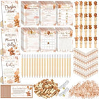476 Pcs Brown Bear Baby Shower Games, 9 Style Baby Shower Activities by Sherr