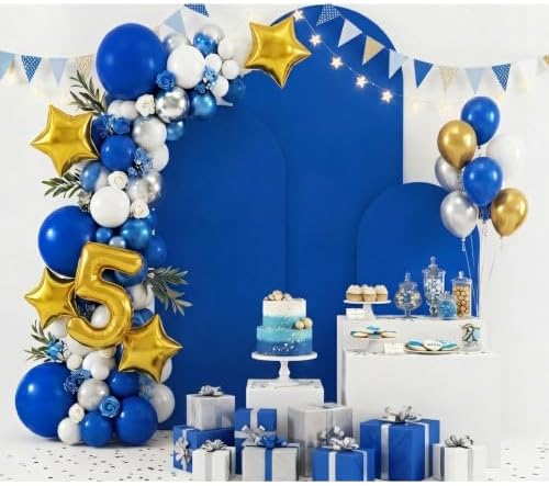 6,6.6,7.2FT Arch Backdrop Stand and Cover Set (Royal Blue) - Image 6