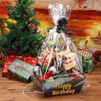 MADHOLLY 6 Set Halloween Black Gift Baskets Empty Kit to Fill, Sturdy Kraft - Image 7