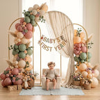 Metal Arch Backdrop Stand 3 Set (7.2FT+6.6FT+6FT), Gold Wedding Arch Frame - Image 5