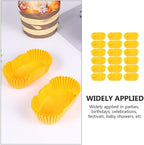 Garneck 2000Pcs Rectangular Baking Cups 2.87X1.37X0.98In Non-Stick Paper Cake Liners for Muffins Cupcakes Baking Supplies for Parties Birthdays and Home Kitchen - Image 6