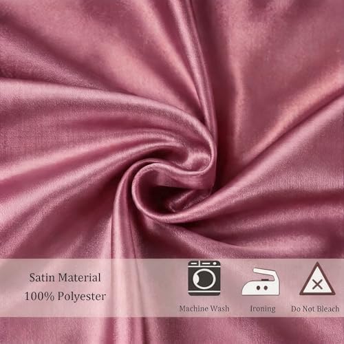 Satin Chair Sashes Bows 50 Pack Universal Polyester Chair Ribbons for Wedding Anniversary Retirement Party Birthday Engagement Banquet Graduation Outdoor Events Decor (Dusty Rose, 50 pcs) - Image 4