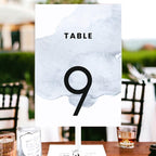 Painting Design Table Number Cards Double Sided Party Table Numbers for Reception Baby Shower Anniversary Birthday Bridal Party 5x7 100 Pcs - Image 2