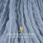 30 Pack Dusty Blue Cheesecloth Table Runner 17x108 Inches Boho Home Decor - Image 4