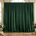 20x10ft Wrinkle Free Hunter Green Backdrop Curtain for Parties, Soft Wedding Dark Green Curtain Backdrop, Polyester Photo Backdrop Drapes for Birthday Party Baby Shower Photography Background by HietaapPartyDecorations