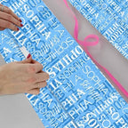 AOFUN Personalized Wrapping Paper with Name/Text Cute Gifts For Best Friends Best Wrapping Paper Christmas Mens Wrapping Paper Christmas 3 Rolls 58"" x 23"", Style 11 - Image 4