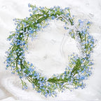 Babys Breath Artificial Flowers Bulk 30 Pcs Blue Gypsophila Faux Flowers - Image 4