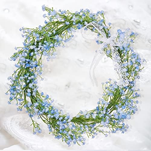 Babys Breath Artificial Flowers Bulk 30 Pcs Blue Gypsophila Faux Flowers - Image 4