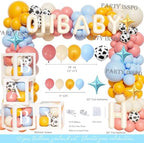 Party Inspo Cartoon Toy Baby Shower Decorations, 138 PCs - Its a Boy Story Baby Shower Party Supplies with Toy Inspired Story Backdrop, Balloon Garland, Cake Topper, Mommy To Be Sash - Image 3