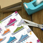 OTVEE 3 Rolls Birthday Wrapping Paper Roll - Colorful Sneakers Design Gift Wrapping Paper for Christmas, Bridal, Holiday, Party, Baby Shower - 58 x 22.8 inch - Image 5