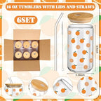 Daifunli 6 Set Orange Cutie Baby Shower Prize Gift for Winner Guest - Image 5