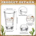 Roshtia 24 Sets Cowboy Baby Shower Favors for Guests, Shot Glass Favors - Image 5
