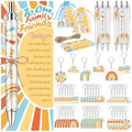 289 Pieces Sun Baby Shower Gifts for Guest Here Comes the Son Ballpoint Pens and Keychains Favors Bulk Retractable Baby Shower Pens Gender Reveal Thank You Cards Souvenirs Prizes by EYNDYN