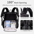 CEI-CEI Neoprene Diaper Bag Backpack Large Newborn Baby Maternity Bags Waterproof Travel Tote for Mom Dad with Insulated Pockets,Changing Pad - Image 4