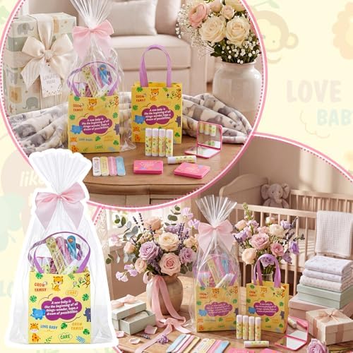 Qunclay 12 Set New Mom Gift Kit Bulk, Safari Animals Baby Shower Favors - Image 3