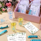 36 Sets Baby Shower Favors Shot Glasses It's a Boy Acrylic Shot Glasses with Bottle Opener Keychain Card Organza Bag Boy Girl Theme Party Thank You Return Gift for Guests Gender Reveal - Image 4