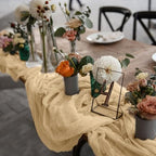 6 Pack Cheesecloth Table Runner 10Ft Christmas Gauze Boho Table Runners for Wedding Decor Bridal Shower Decorations(35" x 120") - Image 6