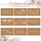 Personalized Wooden Card Box for Wedding, Bridal Shower, Engagement Party - Image 3