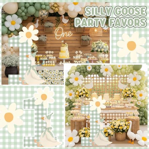 Croblissful One Silly Goose Party Decorations, Sage Green, One Goose - Image 4