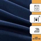 Obstal 2 Pack Table Clothes for 8 Foot Rectangle Tables, Navy - Image 5