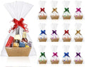 Canlierr 50 Pcs Empty Gift Basket Thick Kraft with Handle,8 x 6 x 3 Inches by Canlierr