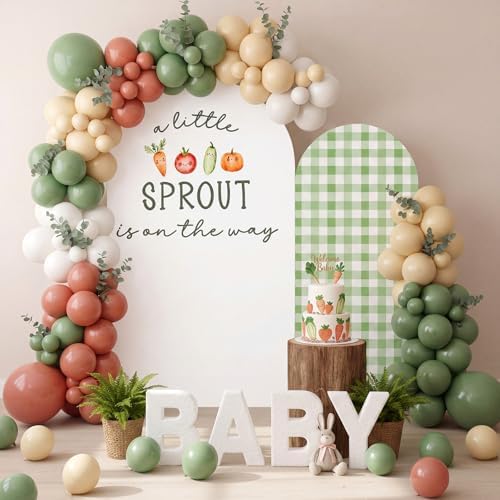 Moukeren a Little Sprout is on the Way Arch Backdrop Cover - Image 5
