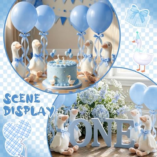 Chunful 10 Set Blue One Silly Goose 1st Birthday Decoration 11.8 Inch - Image 5