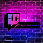 Custom Colorfully Gamer Tag Neon Sign, Twitch Username Game Stream Background Decor Led Neon Sign, 40cm 21cm, 50cm 26cm by souleather