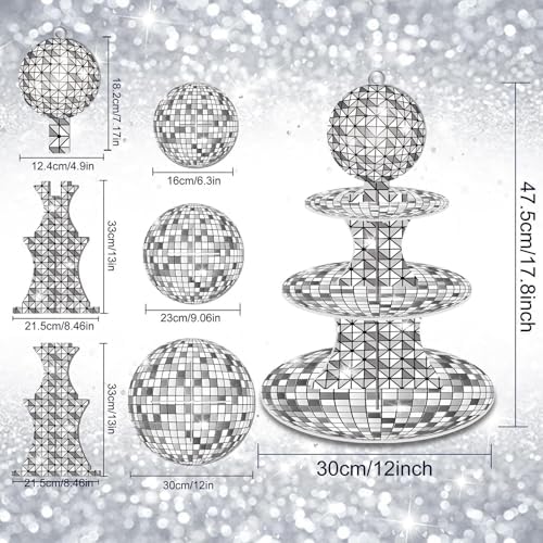Cake Stand - Celebration Dessert Stand, Cupcake Stand for Baby Shower | Multi-Tier Cake Stand, Space-Saving Dessert Stand, Cupcake Stand Decor - Image 5