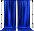 AK TRADING CO. 10 feet x 8 feet IFR Polyester Backdrop Drapes Curtains Panels with Rod Pockets - Wedding Ceremony Party Home Window Decorations - Royal Blue by Fabrics%7CEventDecor%7CCrafts%7CUpholsteryFoam