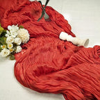 12 Pcs Terracotta Cheesecloth Table Runner 13ft Boho Gauze Cheesecloth Table Runner 160 inch Long for Christmas Wedding Bridal Baby Shower Birthday Table Decorations - Image 2