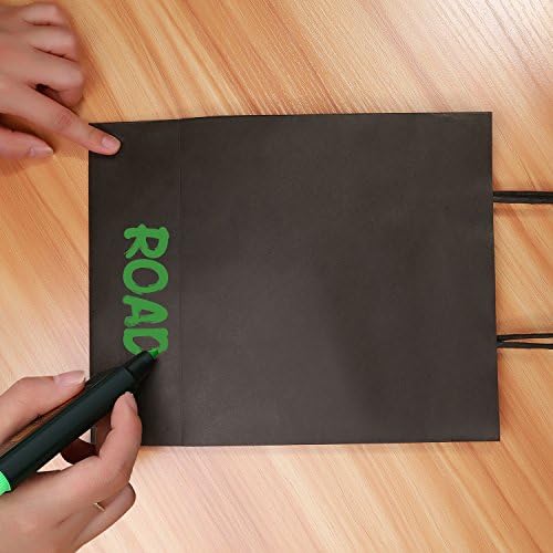 100Pcs Large Black Kraft Paper Bags with Handles 10x5x13 Inch, Heavy Duty Gift Bags for Christmas, Holiday,Small Business, Retail & Boutique - Image 6