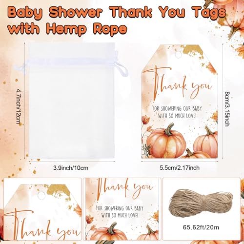 Blushtier 25 Sets Baby Shower Shot Glass Bottle Opener, Pumpkin - Image 3