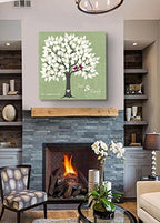MuralMax Personalized Wedding Signing Tree Canvas Guest Book Wall Art - Image 7