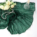 12 Pack 35 x 120 Inch Emerald Green Table Runner Cheesecloth 10Ft - Image 7