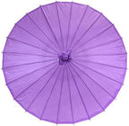 Koyal Wholesale 32" Royal Purple Paper Parasol Umbrella 4 Pack, Large Paper Umbrella Bulk, Paper Parasol Wedding Umbrellas, Royal Purple Parasol Umbrella Bridal Party Decor Photo Props, Sun Parasols - Image 5